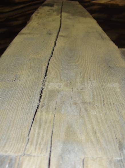Hand Hewn Mantel for Approval / 8x10x85